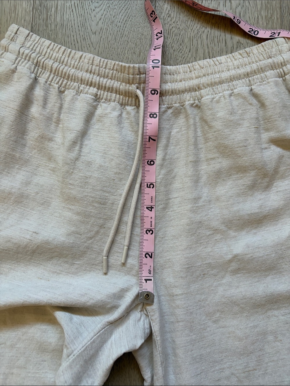 Aritzia Wide Leg Pants in Light Beige - Picture 9 of 16
